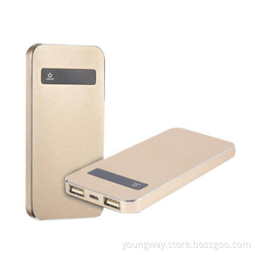 Thin Power Bank for iPhone with 5,000mAh Capacity, Size: 126*61*9.5mmNew